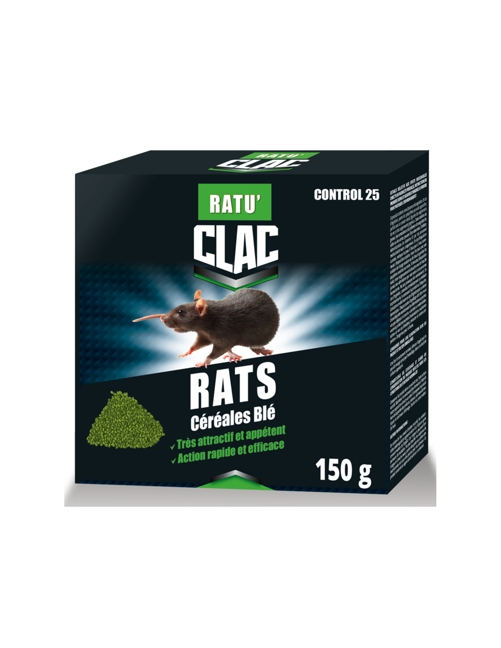 Clac raticide rats cereales 150g - clac