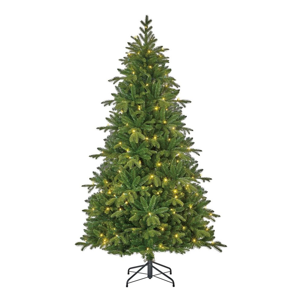 Sapin de noël artificiel brampton h215x125cm - vert