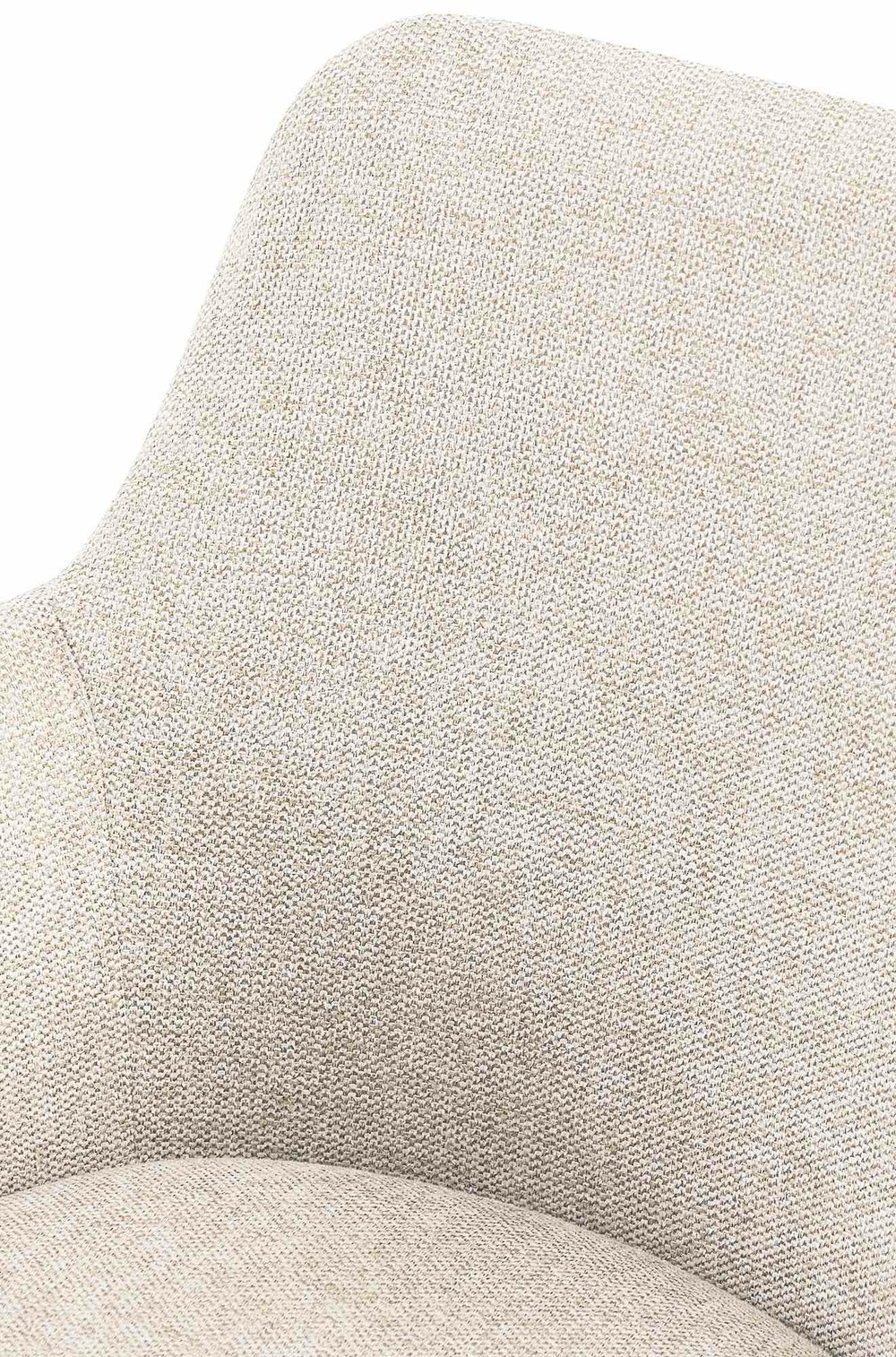 Chaise de salle à manger en tissu olema