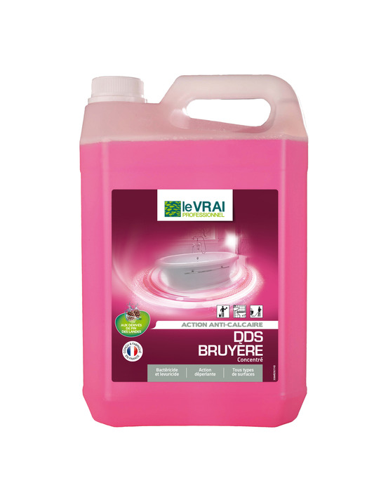 Détergent désinfectant sanitaires bruyère 5l tp2 - le vrai