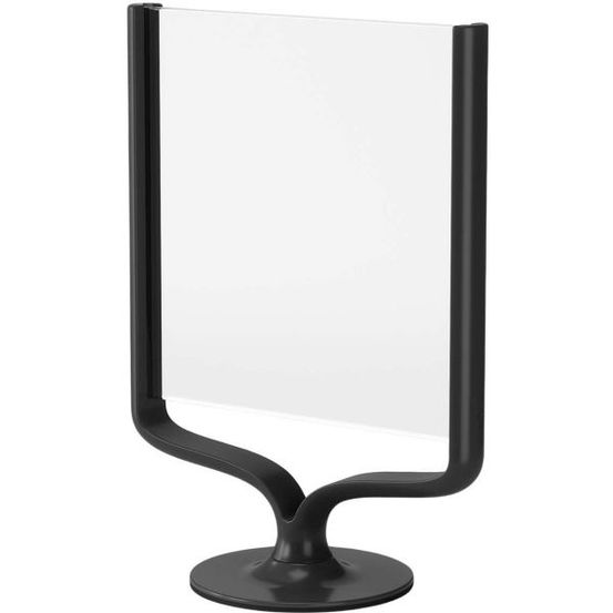 Cadre photo rotatif en aluminium wishbone noir