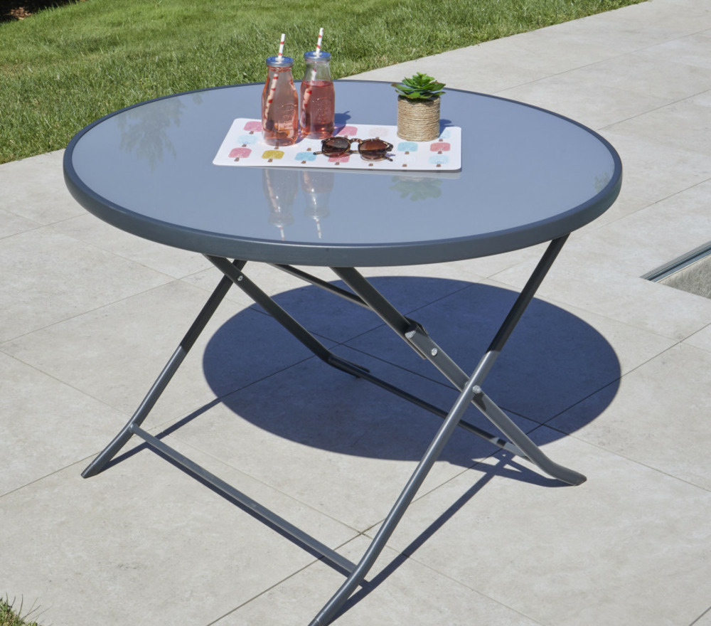 Table de jardin pliante - 4 places - chantilly