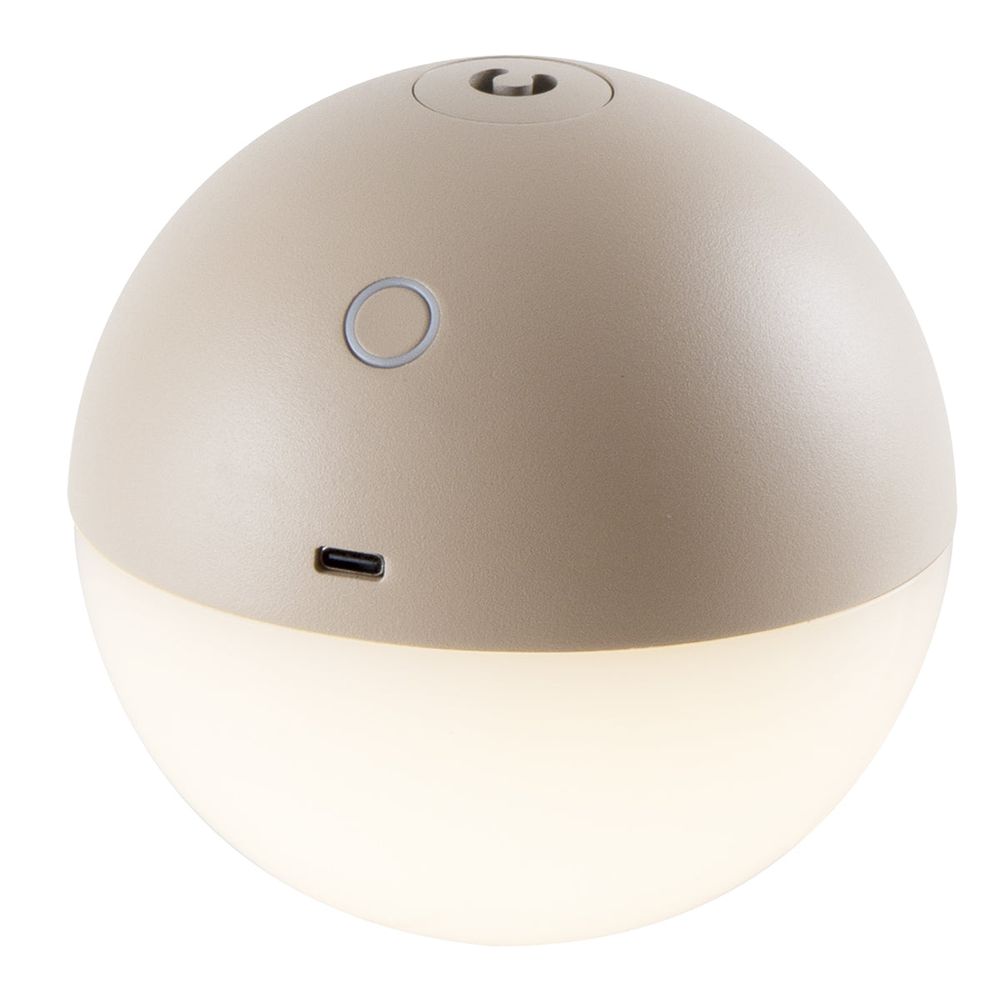 Lampe de table sans fil albedo sable d12 cm