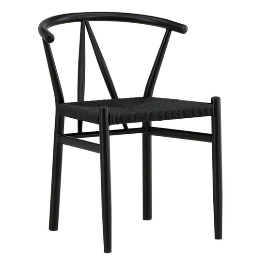 Chaise en assise tressée