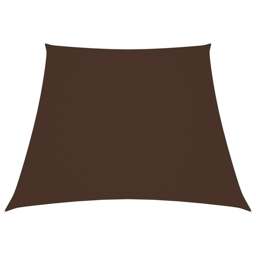 Voile de parasol tissu oxford trapèze 2/4x3 m marron