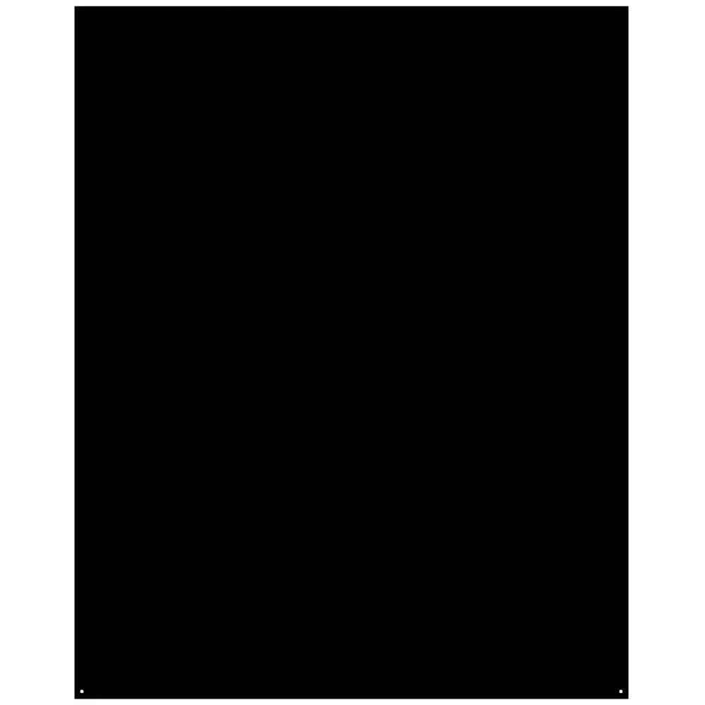 Plaque de sol rectangle noire l80 h100