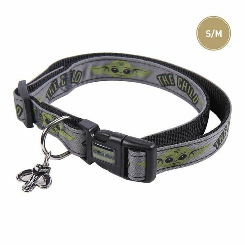 Collier pour chien the mandalorian gris s/m