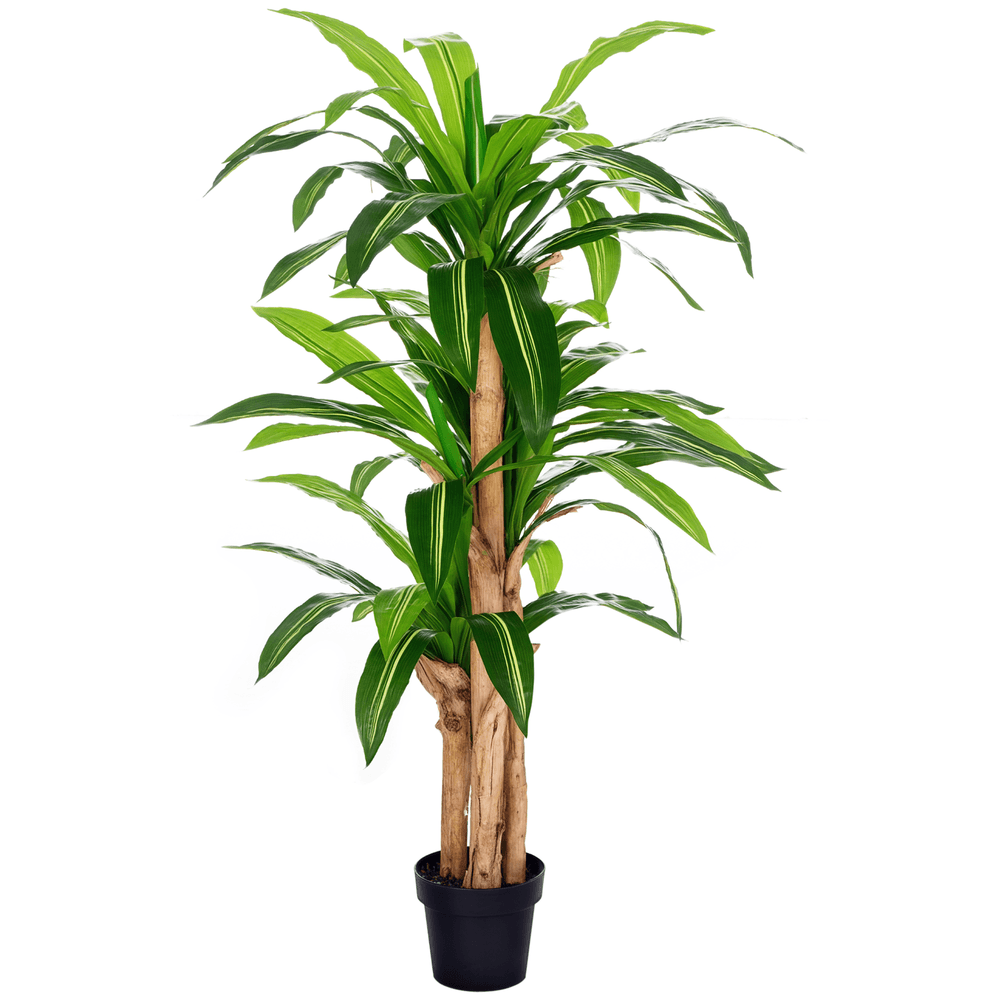 Plante dracaena artificielle en pe pour intérieur et balcon feuillage réaliste 160cm vert