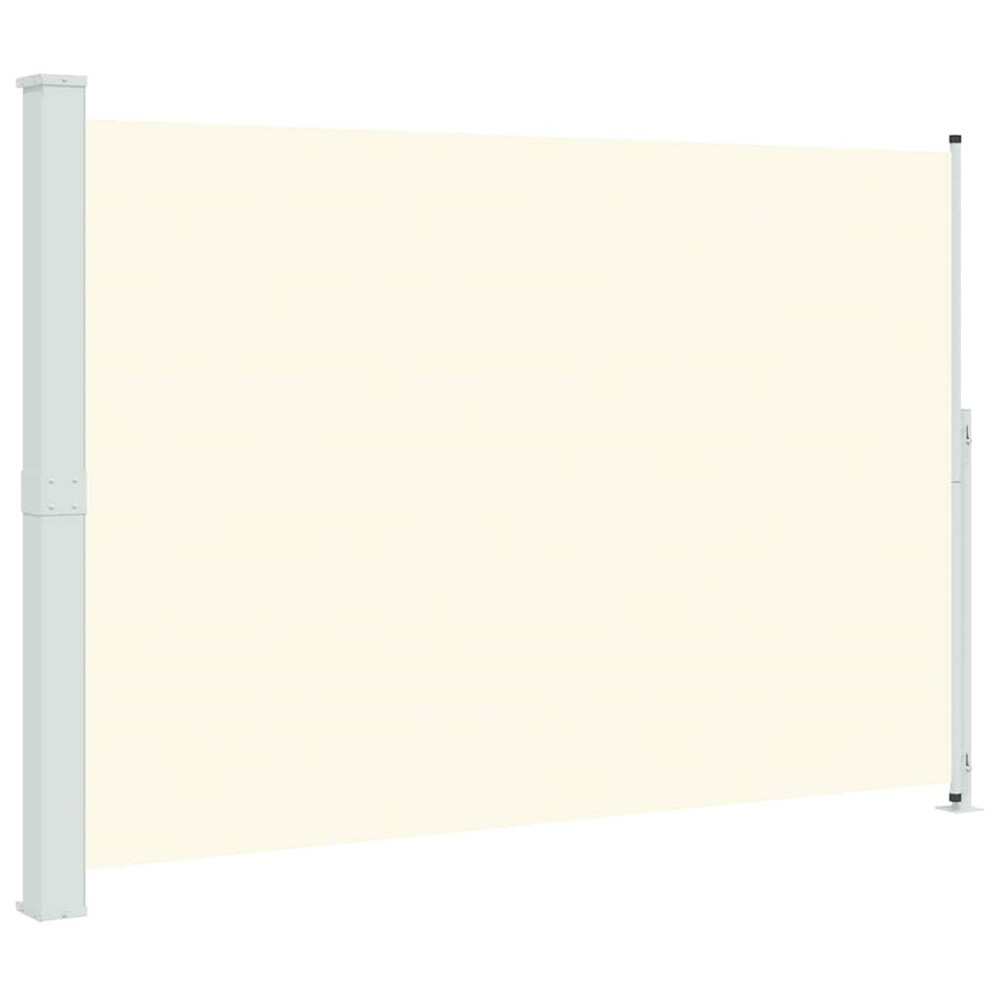 Auvent latéral rétractable de patio 200x300 cm crème