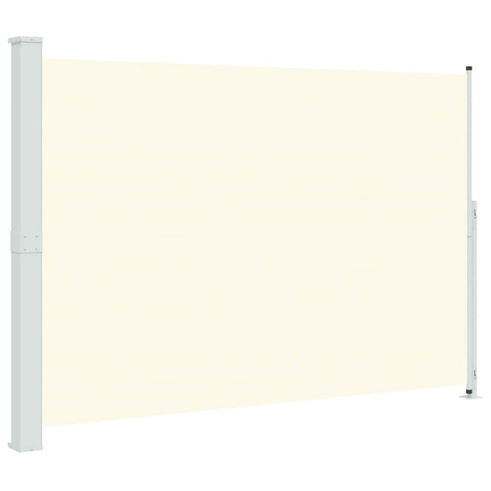 Auvent latéral rétractable de patio 200x300 cm crème