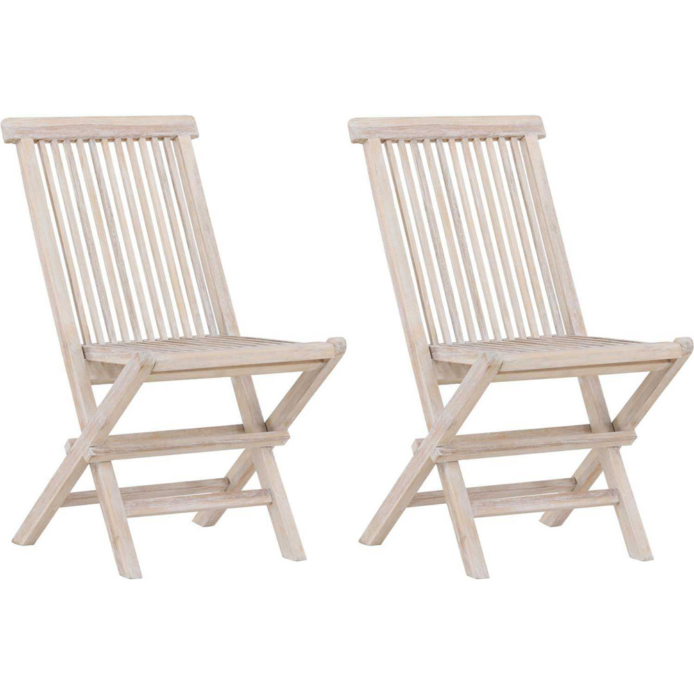 Chaise extérieure en teck kenya