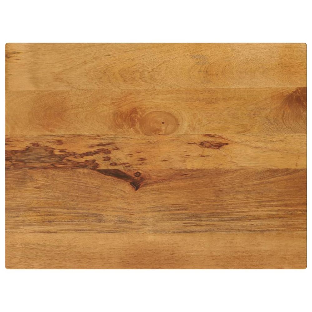 Dessus de table 80x70x3,8 cm rectangulaire bois massif manguier