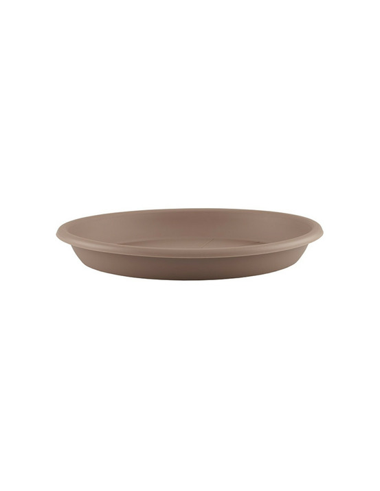 Soucoupe ronde 18cm taupe