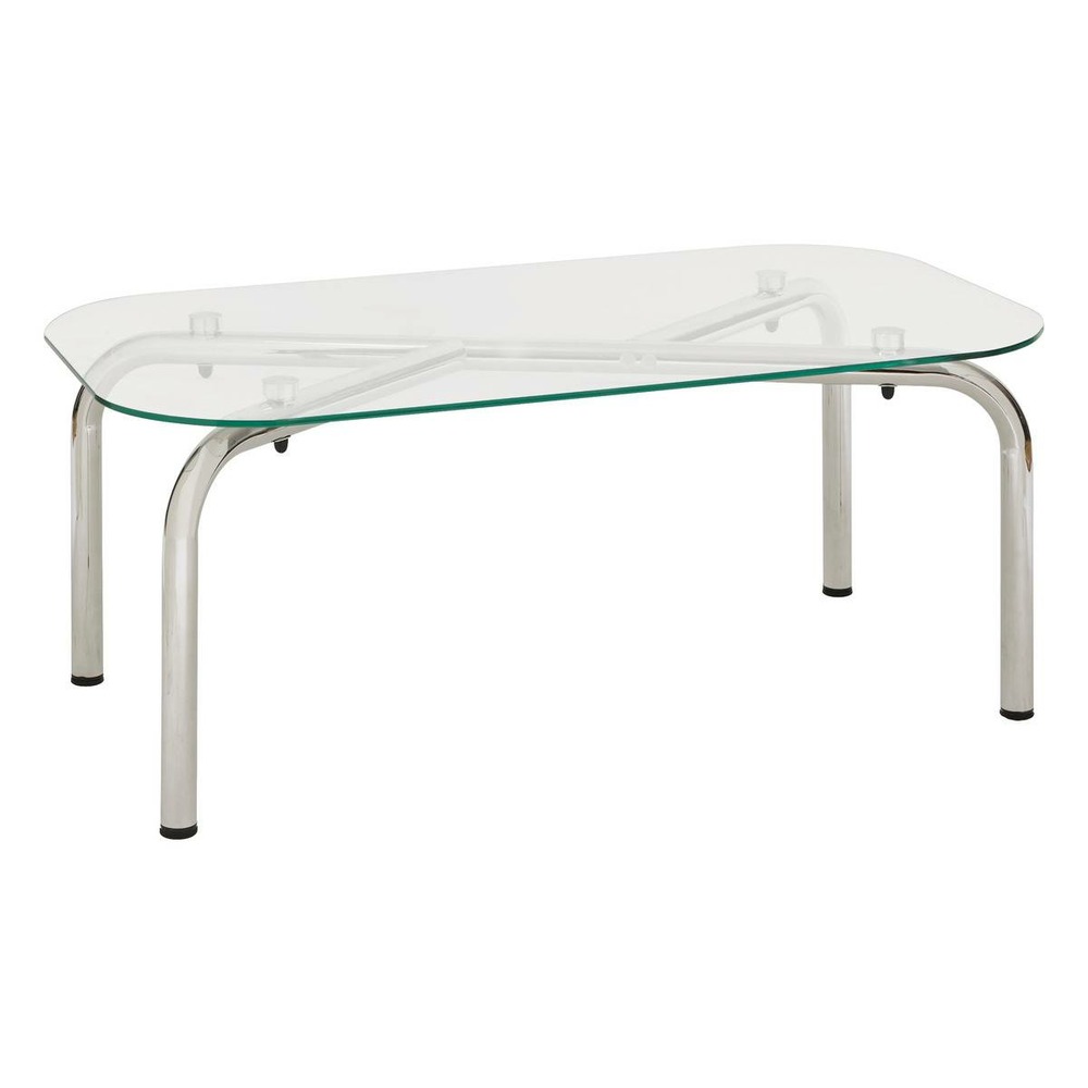 Table basse hecate argent 110x60cm