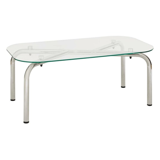 Table basse hecate argent 110x60cm