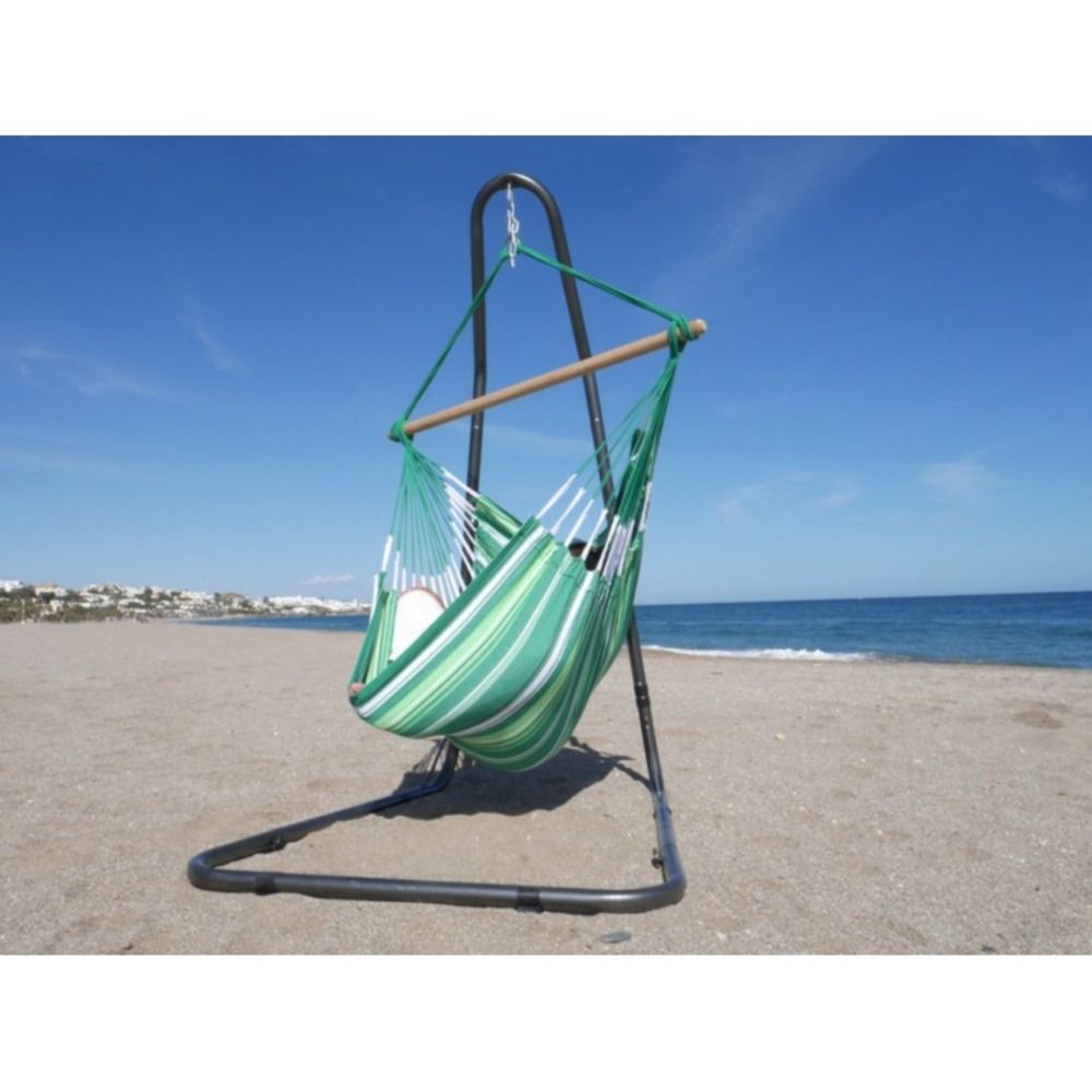 Chaise hamac avec support soledad albizia xl