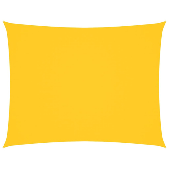 Voile de parasol tissu oxford rectangulaire 2x4 m jaune