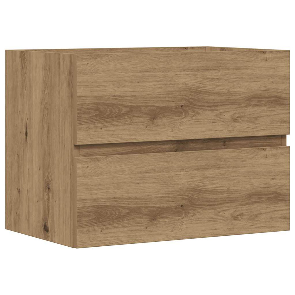 Armoire de salle de bain chêne artisanal bois d'ingénierie