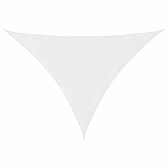 Voile de parasol tissu oxford triangulaire 3x4x5 m blanc