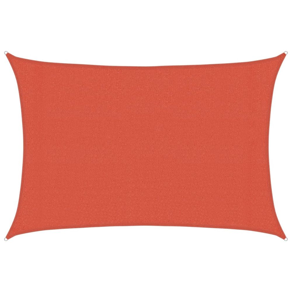 Voile d'ombrage 160 g/m² terre cuite 3x5 m pehd