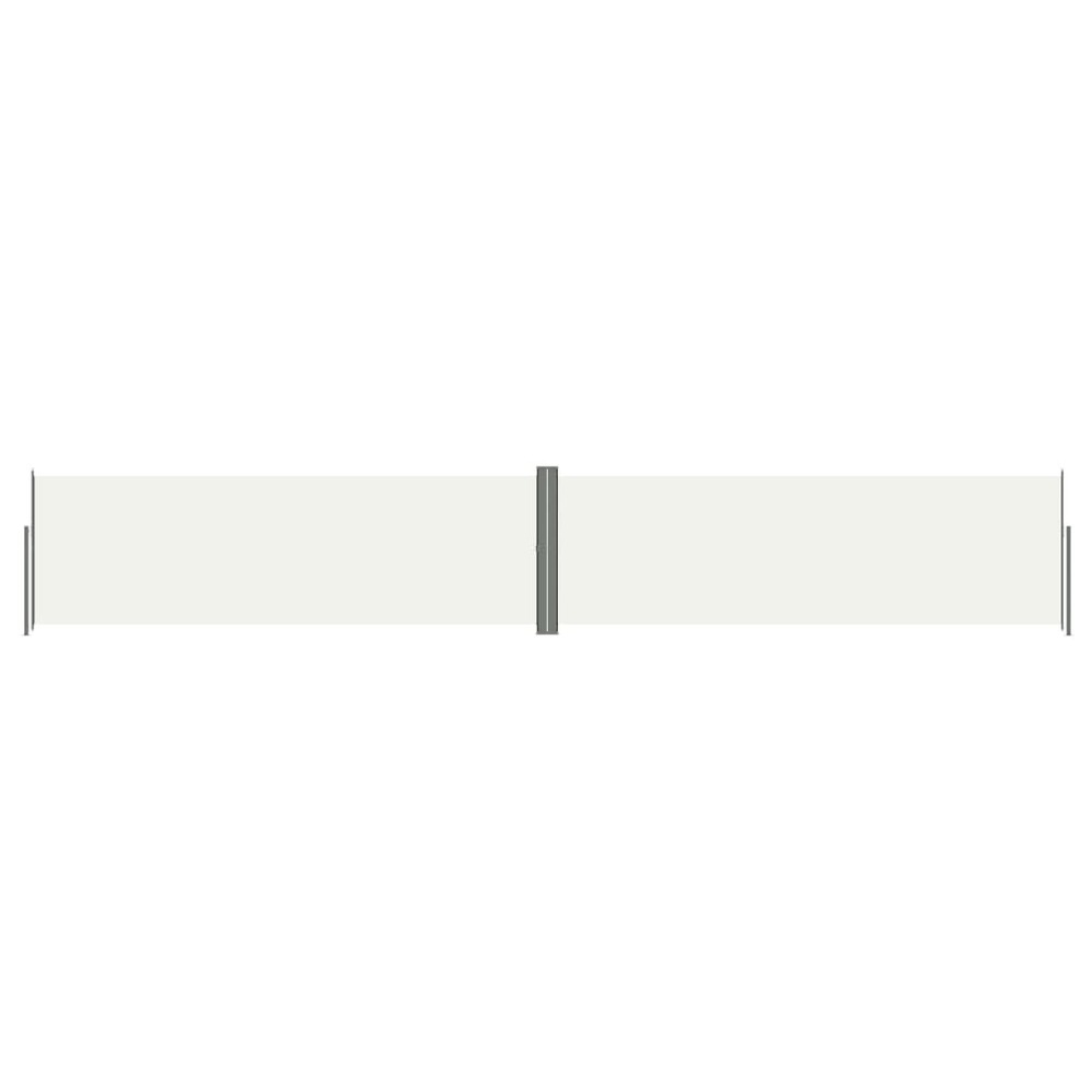 Auvent latéral rétractable 160 x 1000 cm crème