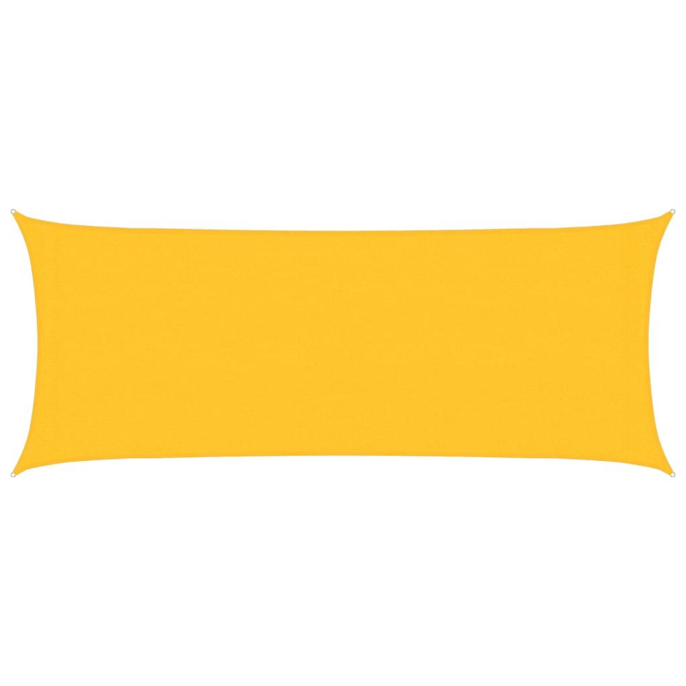 Voile d'ombrage 160 g/m² jaune 2x5 m pehd