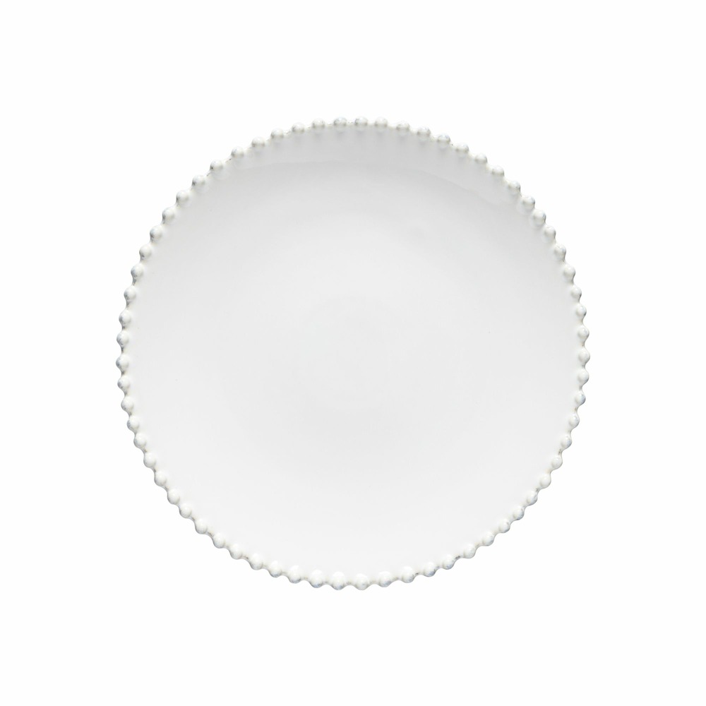 Assiette plate ø 28,4 cm pearl blanc - lot de 6 - costa nova
