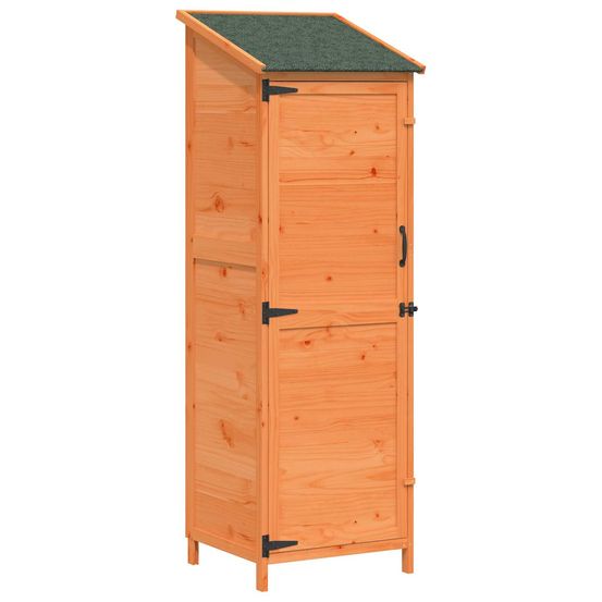 Abri de jardin marron 59,5 x 56 x 176,5 cm bois de sapin massif