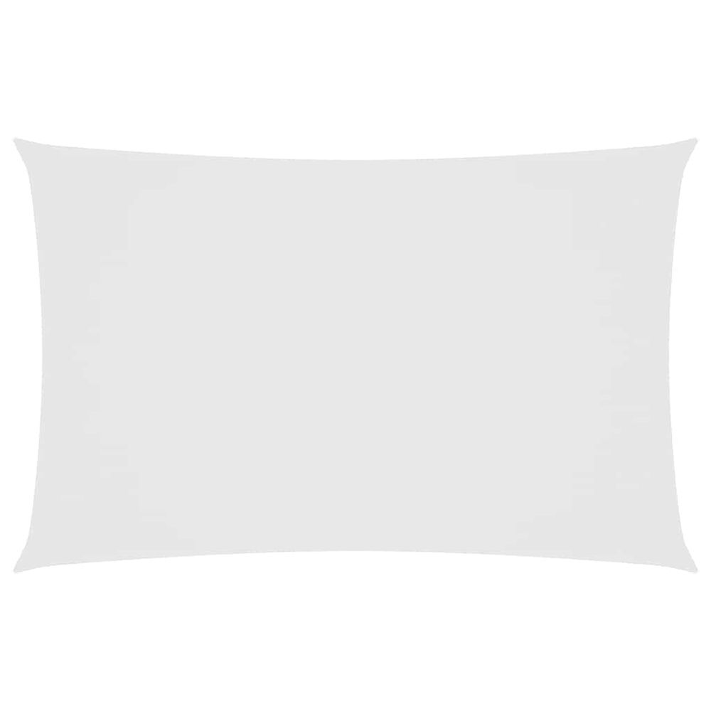 Voile de parasol tissu oxford rectangulaire 4x7 m blanc