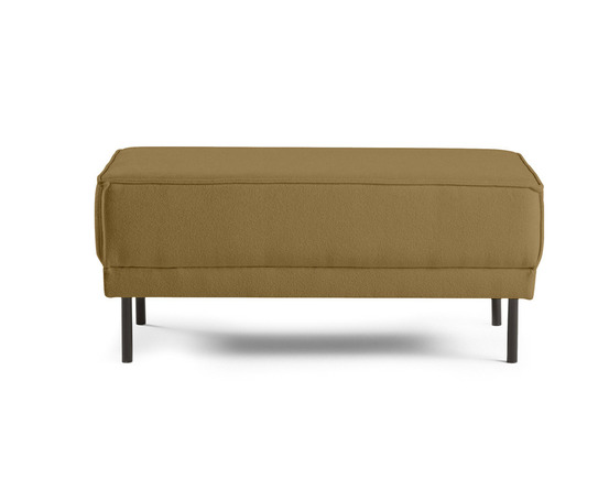 Charlie - pouf - pieds hauts - en tissu