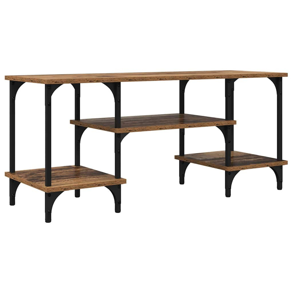 Meuble tv bois ancien 102 x 35 x 45,5 cm