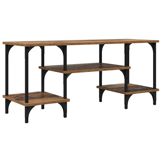 Meuble tv bois ancien 102 x 35 x 45,5 cm