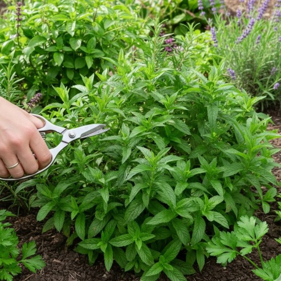 Menthe chinoise - sans traitement godet - 5/20 cm