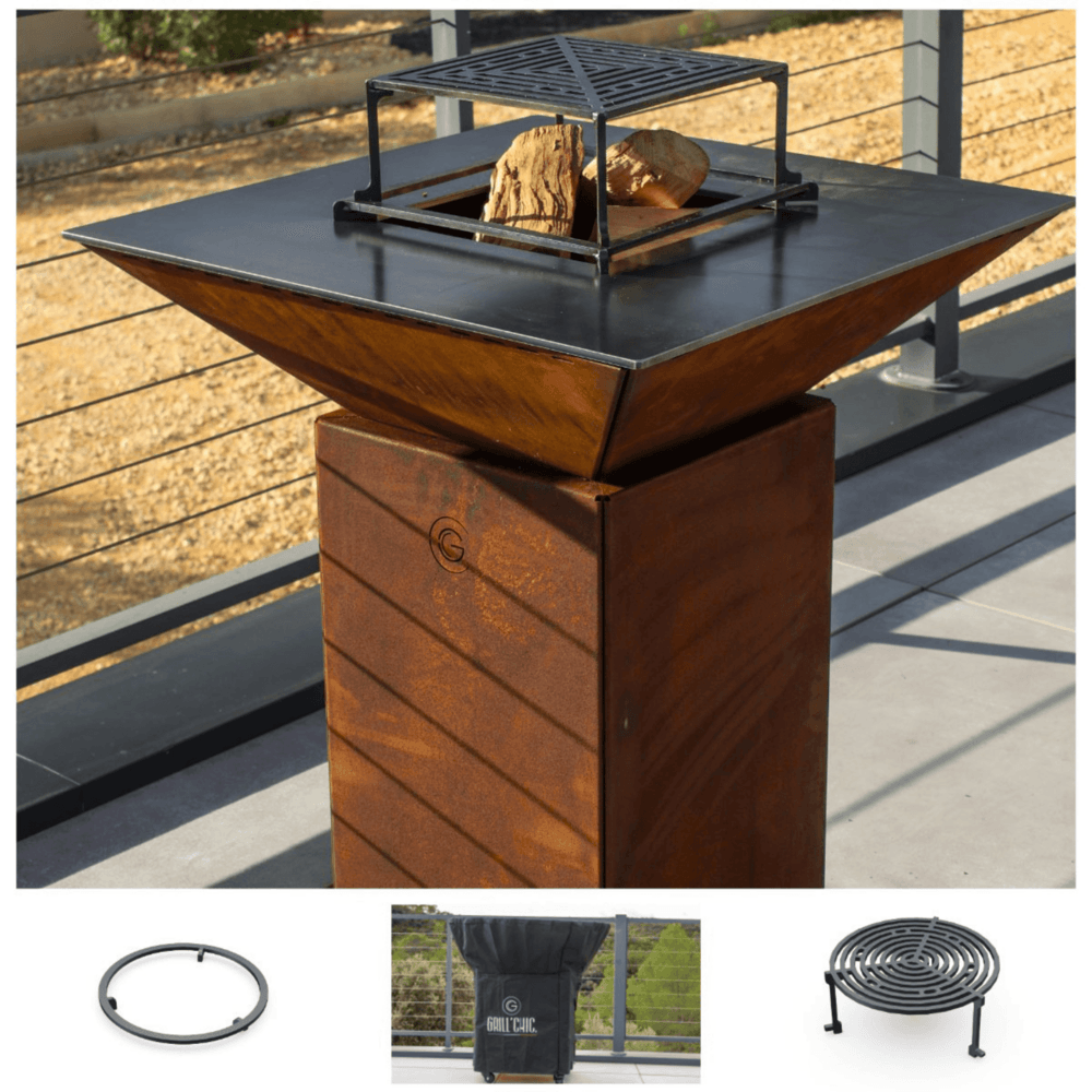 Pack printemps brasero cevenol corten normal carre 74 simple cuve