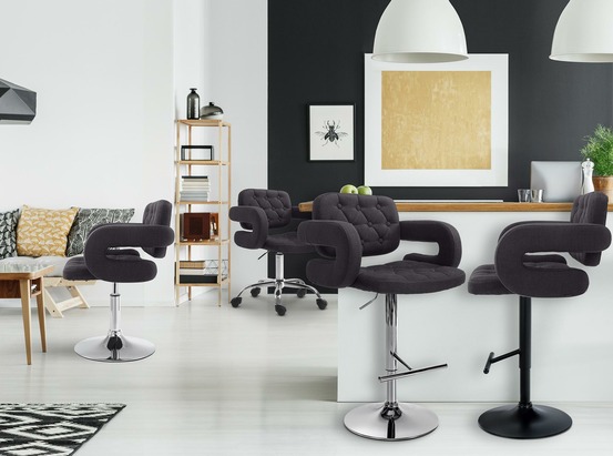 Chaise longue dublin en tissu