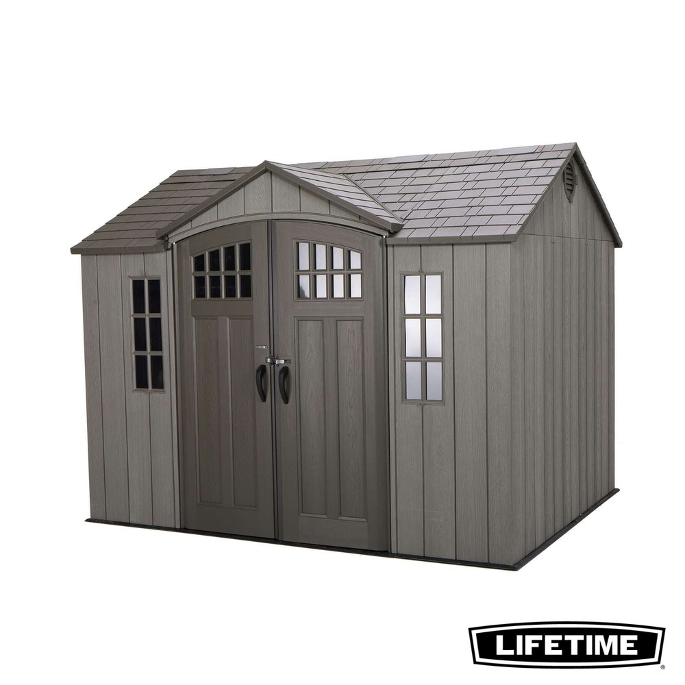 Abri de jardin résine 7 m2 / 3. 05x2. 44m LIFETIME #60330