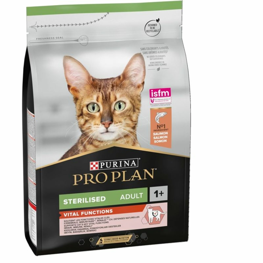 Croquettes chat vital function saumon - purina proplan 1,5 kg