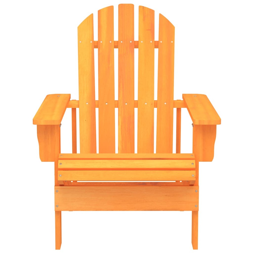 Chaise de jardin adirondack bois de sapin massif orange