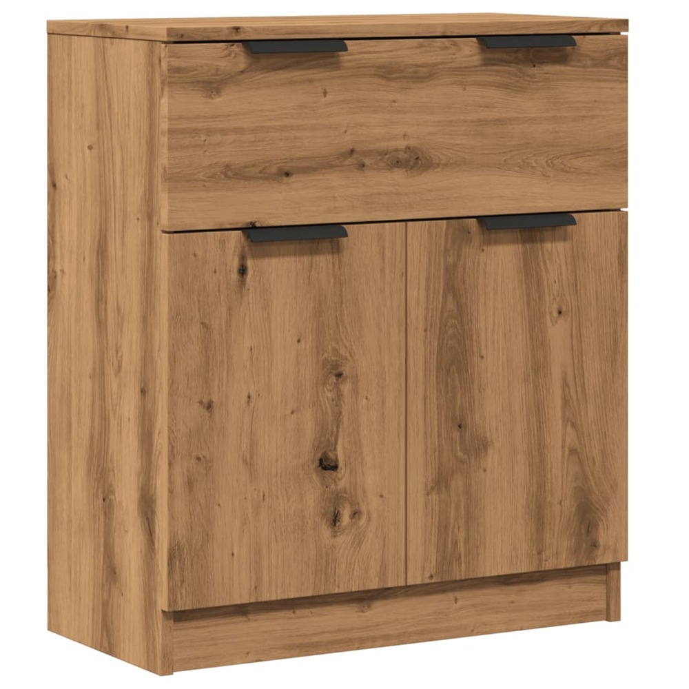 Buffet bahut commode armoire meuble de rangement organisateur cuisine salle de séjour salon artisanal 60 x 30 x 70 cm bois d'