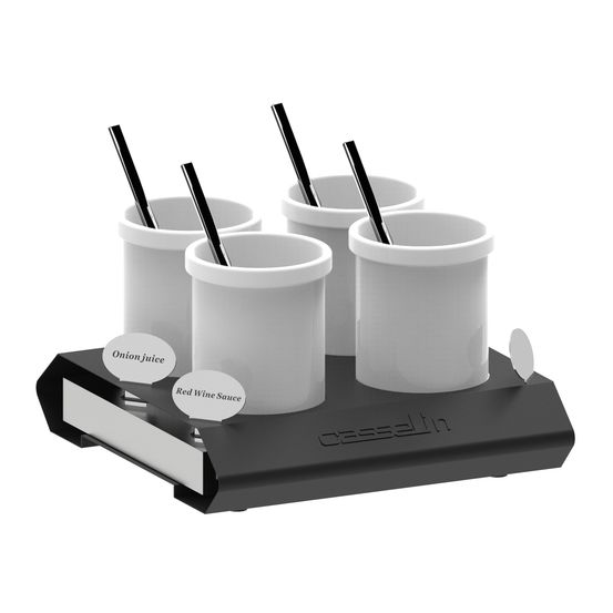 Support à sauces réfrigéré eutectique gn 1/2 - casselin