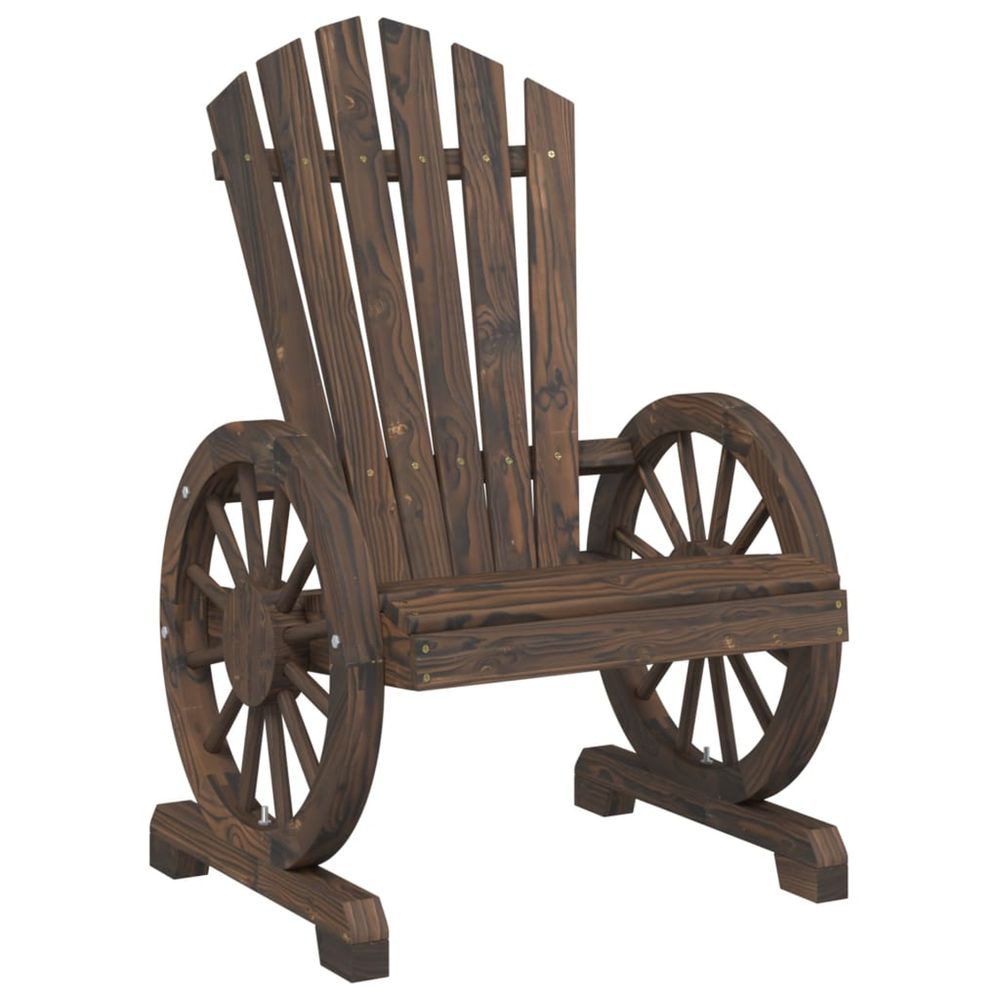 Chaise de jardin adirondack bois de sapin massif