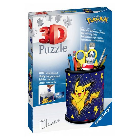Puzzle 3d pot à crayons - pokémon