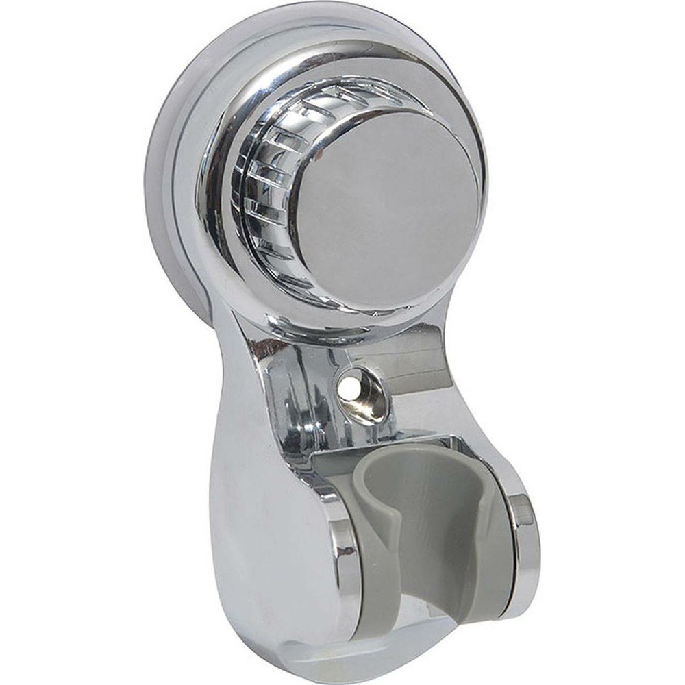Support douchette sur ventouse ou a fixer - chrome