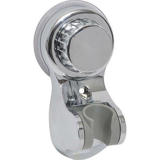 Support douchette sur ventouse ou a fixer - chrome