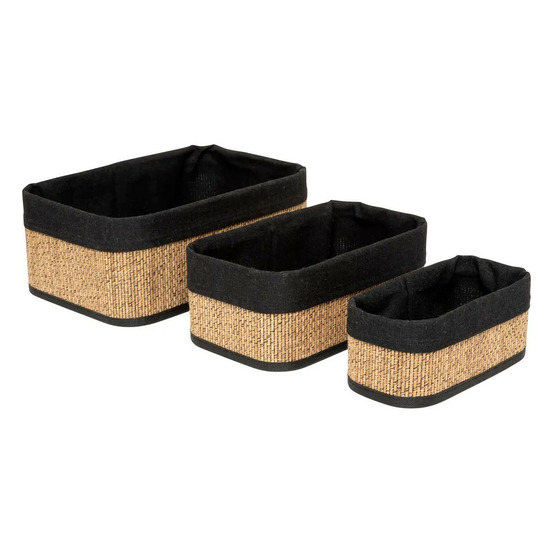 Lot de 3 paniers de rangement