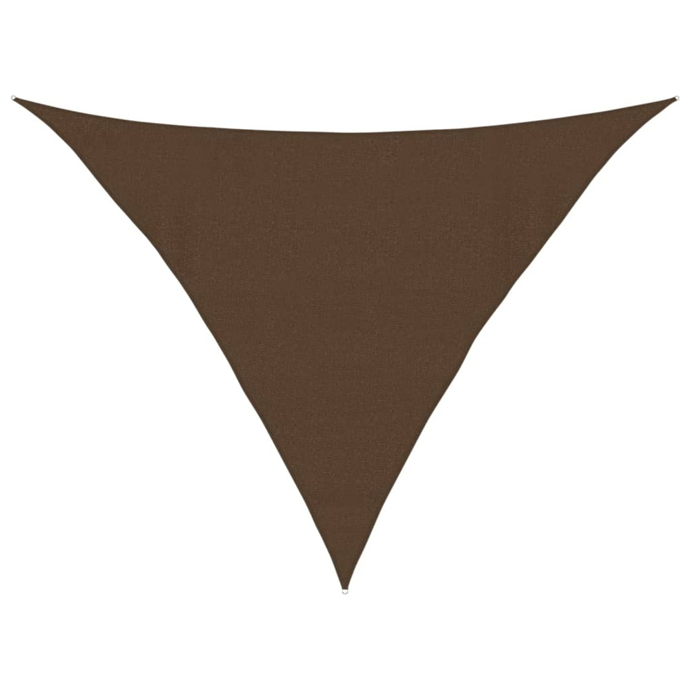 Voile d'ombrage 160 g/m² marron 4x4x5,8 m pehd