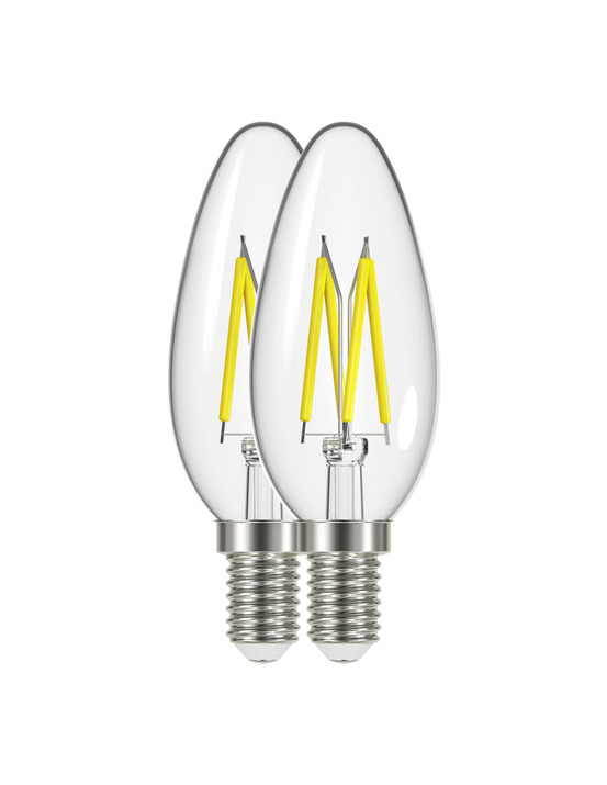Ampoule flamme filament led e14 ww lot de 2 - prolight