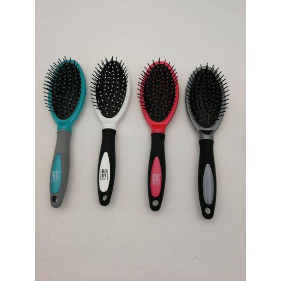 5five - brosse rubber métal tête ovale