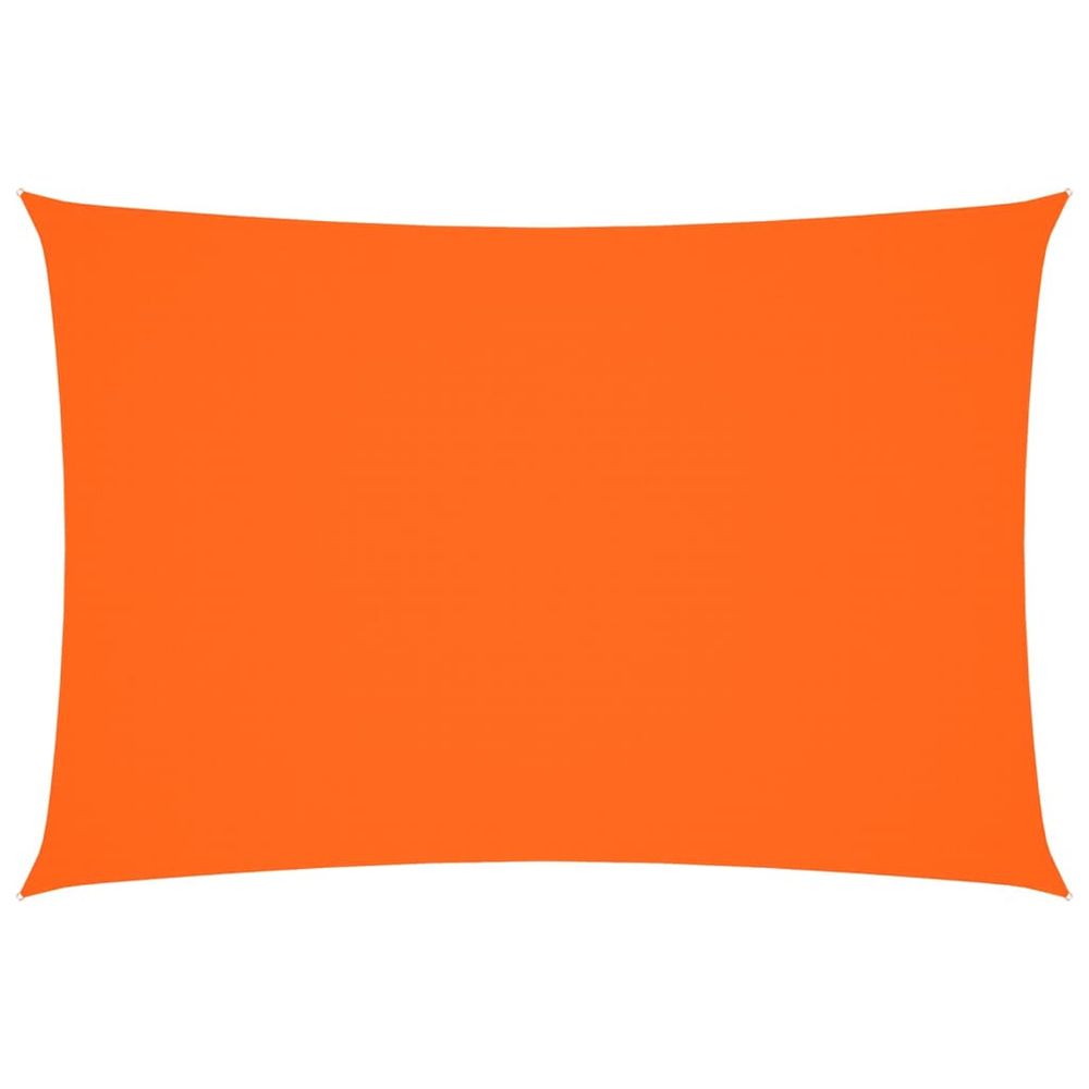 Voile de parasol tissu oxford rectangulaire 2,5x4,5 m orange