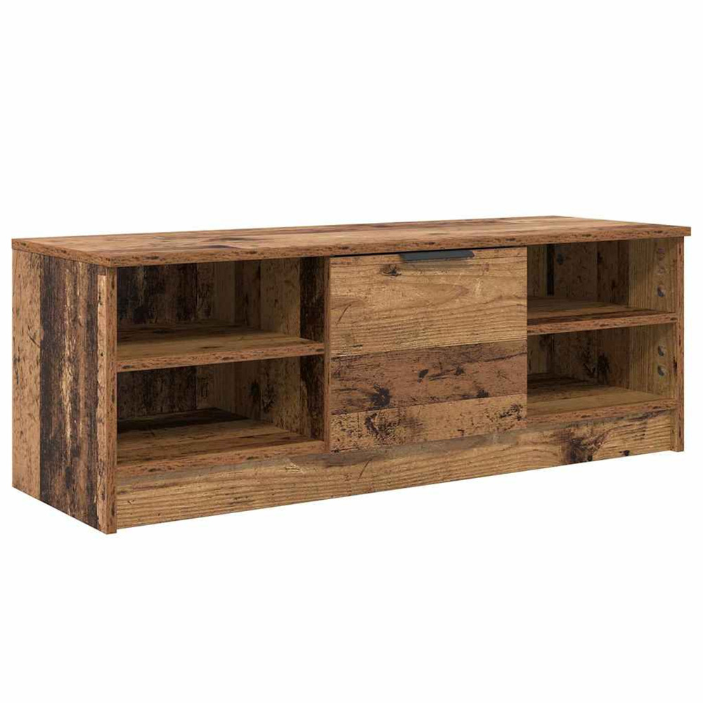 Meuble tv bois ancien 102 x 35 x 36,5 cm bois d'ingénierie